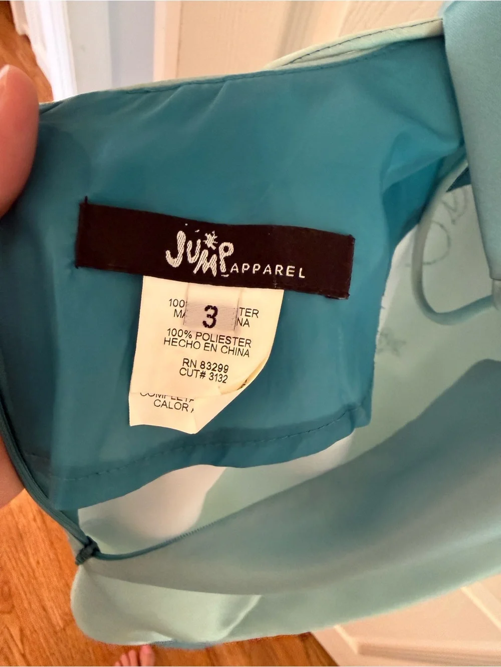 Jump Teal Ombre Spaghetti Strap Maxi Dress - Picture 4 of 4